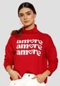 Buzo Mujer Rojo Atypical 113618 de Atypical