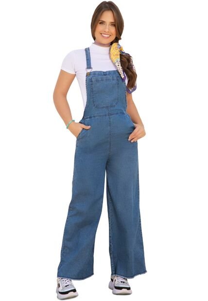 Overall Largo Mujer Azul Atypical 93579
