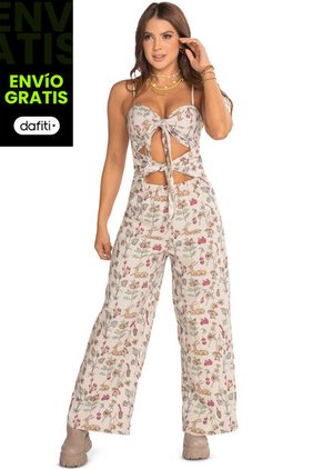 Enterizo Largo Mujer Estampado Atypical 4922