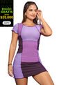 Vestido Corto Mujer Morado Atypical 4925 de Atypical