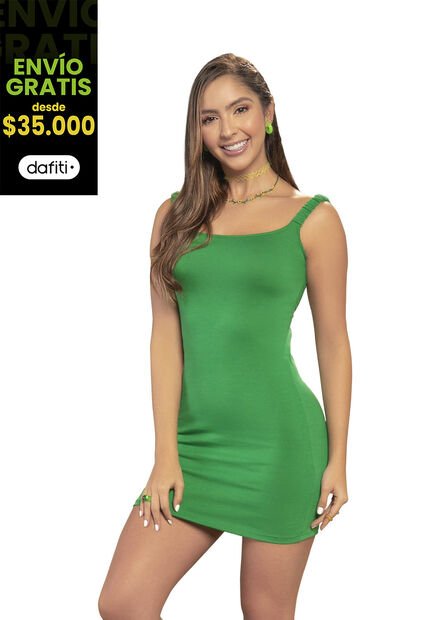 Vestido Corto Mujer Verde Antioquia Atypical 90637