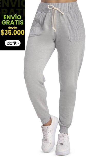 Jogger Mujer Gris Atypical 96922