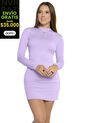 Vestido Corto Mujer Lila Atypical 4539 de Atypical