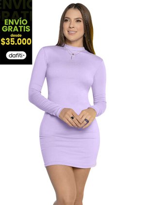 Vestido Corto Mujer Lila Atypical 4539
