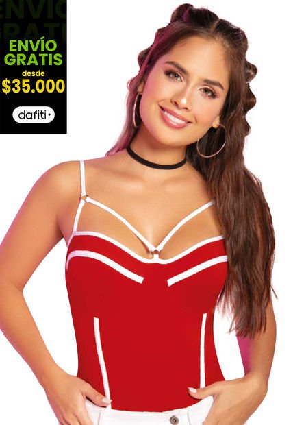 Body Mujer Rojo Atypical 92448