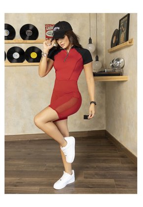 Camiseta Mujer Rojo Atypical 1915