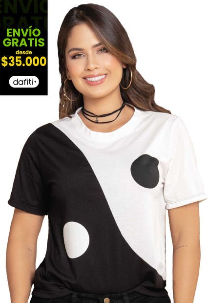 Camiseta Mujer Blanco Atypical 89127