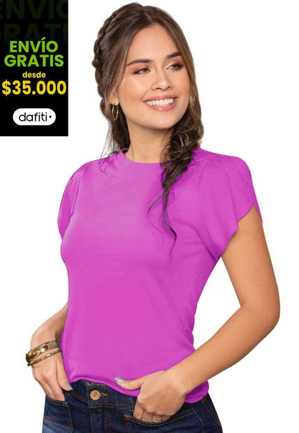 Camiseta Mujer Rosa Atypical 78209