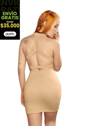 Vestido Mujer Caramelo Atypical 16998