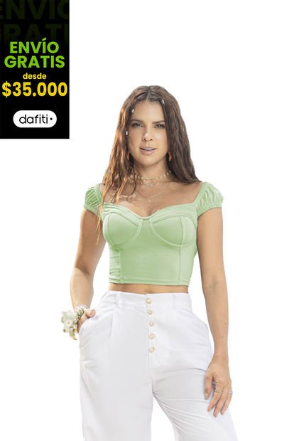 Blusa Mujer Verde Atypical 1497