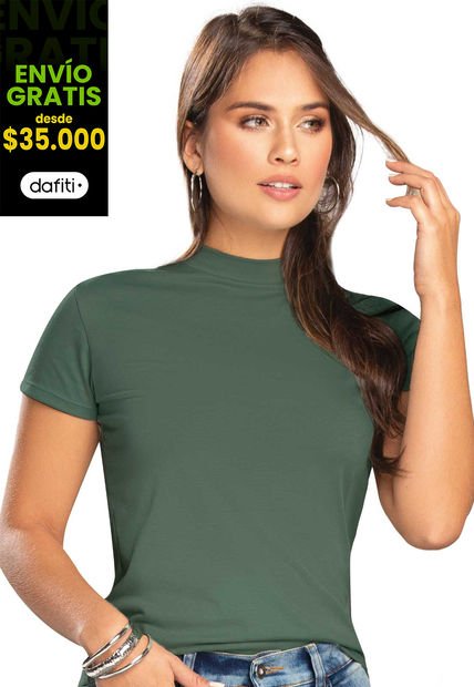 Camiseta Mujer Verde Atypical 68821