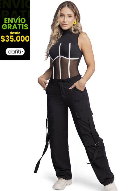 Body Mujer Negro Atypical 1505