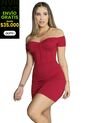 Vestido Corto Mujer Rojo Atypical 4555 de Atypical