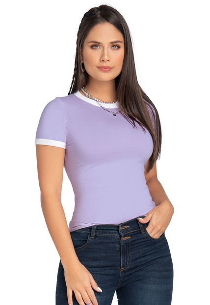 Camiseta Mujer Lila Atypical 87105
