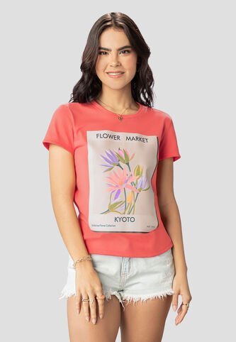 Camiseta Mujer Coral Atypical 102190 Atypical