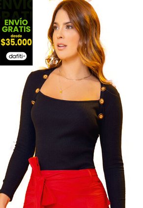 Camibuzo Mujer Negro Atypical 86662