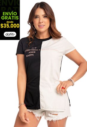 Blusón Mujer Negro Atypical 31522