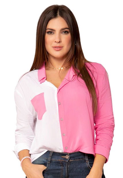 Camisa Mujer Rosa Atypical 33821