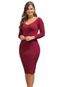 Vestido Vinotinto Atypical 72326 de Atypical