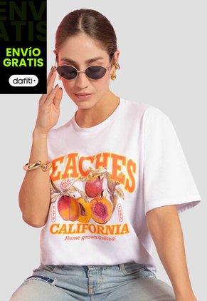 Camiseta Mujer Blanco Atypical 112486