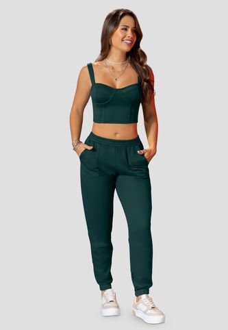 Conjunto Mujer Verde Atypical 100887 Atypical