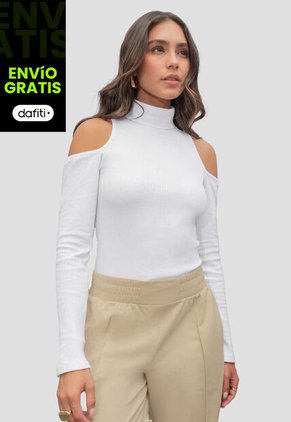 Camibuzo Mujer Blanco Atypical 112085