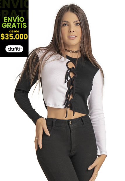 Camibuzo Mujer Negro Atypical 5504