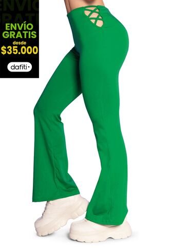 Pantalón Mujer Verde Atypical 4544 Atypical