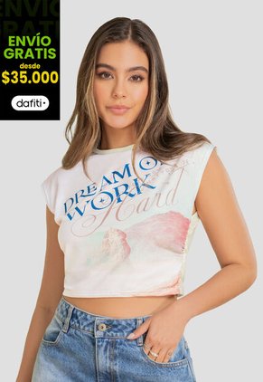 Camiseta Mujer Estampado Atypical 106908