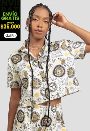 Camisa Mujer Estampado Atypical 106869