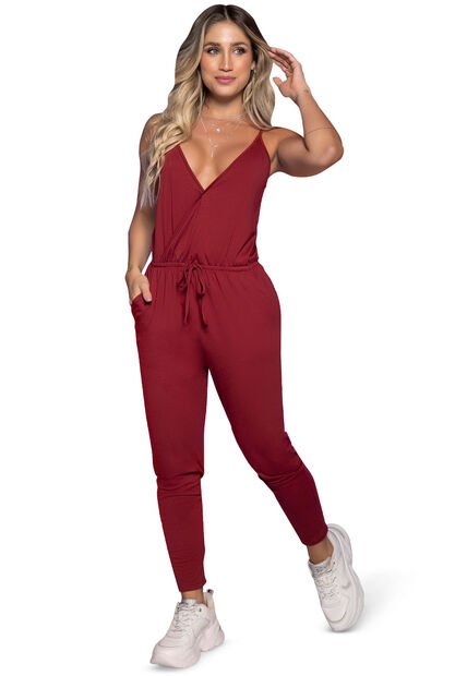 Enterizo Largo Mujer Rojo Atypical 32577