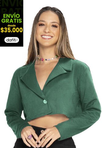 Blazer Mujer Musgo Atypical 8377 Atypical