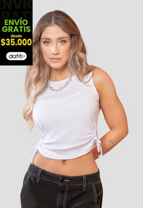 Camiseta Mujer Blanco Atypical 104939