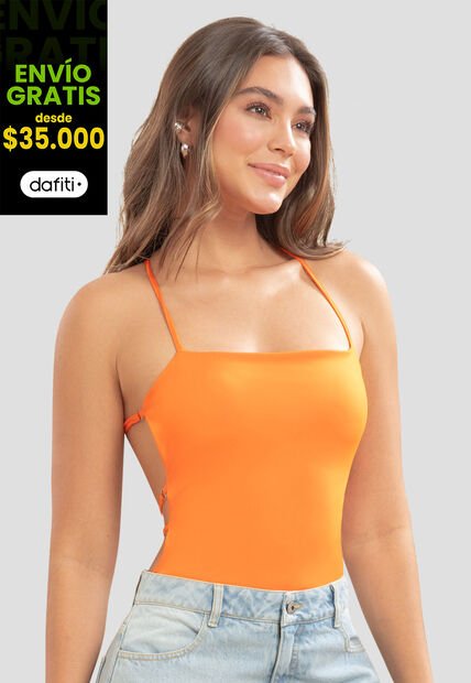 Body Mujer Naranja Atypical 105693