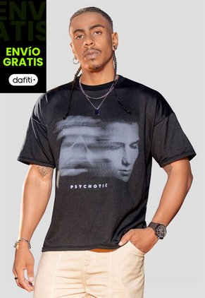 Camiseta Hombre Negro Atypical 105867