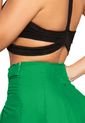 Falda Corta Mujer Verde Atypical 87051 de Atypical