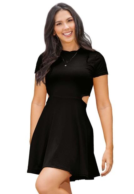 Vestido Corto Mujer Negro Atypical 93572