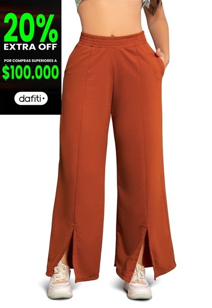 Pantalón Mujer Naranja Atypical 89574