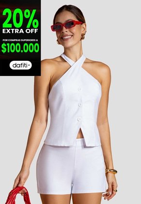 Conjunto Mujer Blanco Atypical 114241