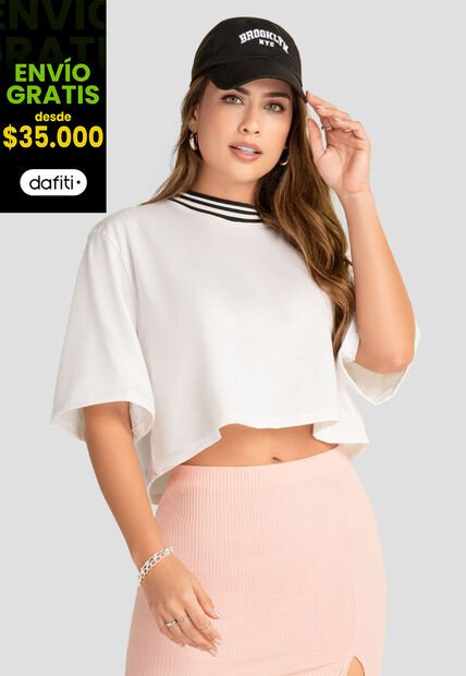 Camiseta Mujer Blanco Atypical 104221