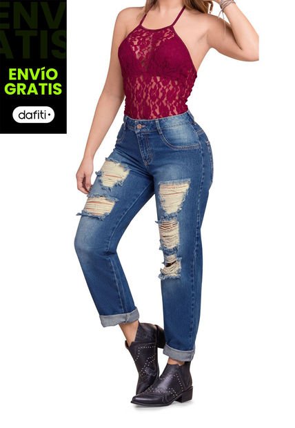 Jean Juvenil Femenino Azul Hielo Atypical