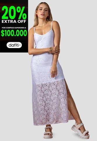 Vestido Mujer Blanco Atypical 111392 Atypical