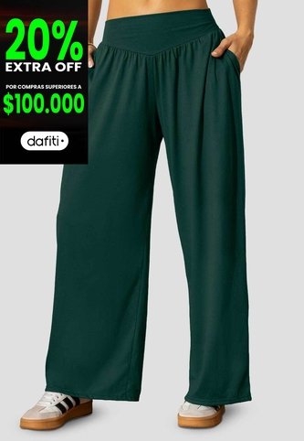Pantalón Mujer Verde Pino Atypical 114256 Atypical