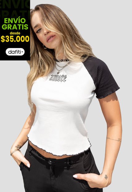Camiseta Mujer Blanco Atypical 103310