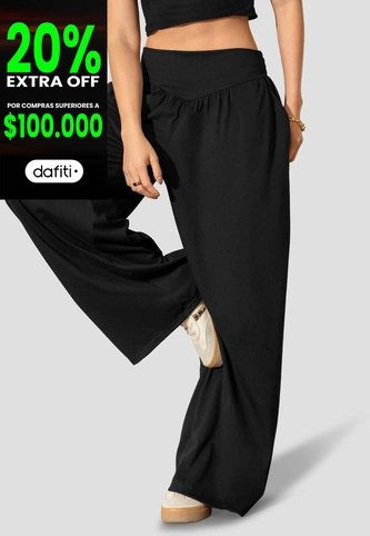Pantalón Mujer Negro Atypical 114256 Atypical