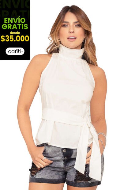 Blusa Mujer Blanco Atypical 78632