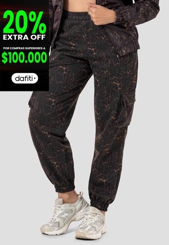 Jogger Mujer Estampado Atypical 114252 Atypical