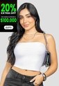 Crop Top Paq X3 Mujer Multicolor Atypical 114037 de Atypical