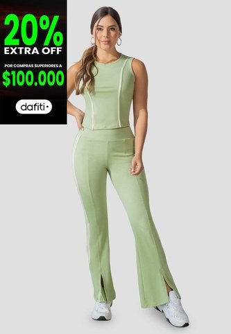 Conjunto Mujer Verde Matcha Atypical 113895 Atypical