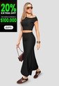 Conjunto Mujer Negro Atypical 113977 de Atypical
